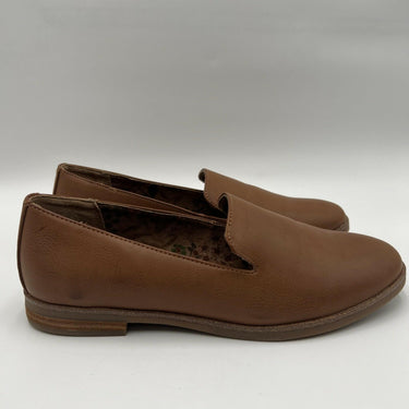 Women's B.o.c Becca Slip On Flats Shoes Brown Faux Leather Size 8.5M B.o.c