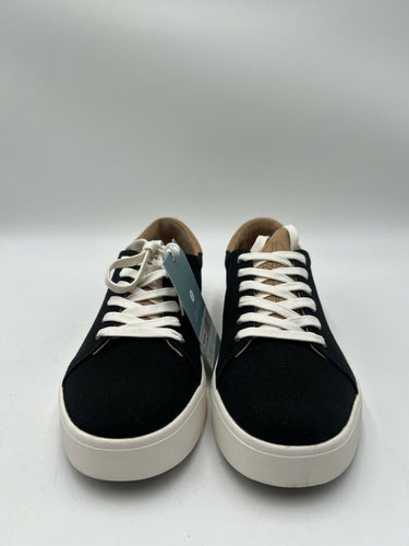Revitalign Pacific Black Tan Orthotic Canvas Sneaker Womens SIZE 9 B Pacific