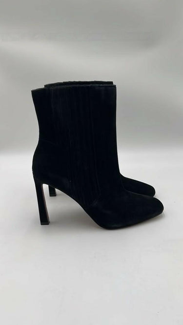 Women’s Vince Camuto Talanna Bootie Truffle Black Suede Size 9.5M Vince Camuto