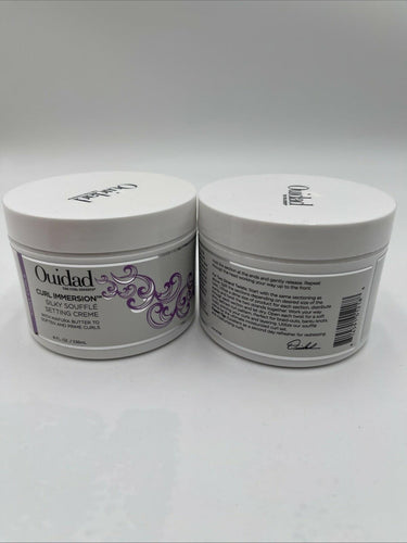 OUIDAD Kinky Curls Curl Immersion Silky Souffle Setting Creme 8 oz Lot Of 2 Ouidad