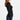 Free People Women's Wind Down Layering Top, Black, L Free People