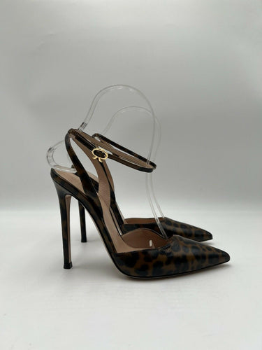 Women’s Gianvito Rossi 125mm leopard-print leather pumps Size 36 GIANVITO ROSSI
