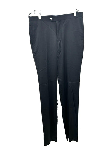 Michael Bastian classic men's black wool dress pants Clean Flat Size 38R-31W Michael Bastian