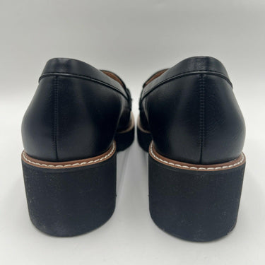 Women’s Naturalizer Cabana Black Chain Lug Sole Loafer Platform Shoes Size 8.5W Naturalizer
