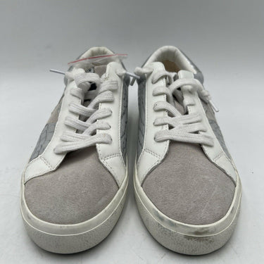 Vintage Havana Edge silver croc-embossed leather suede star sneakers Size 8.5 Vintage Havana
