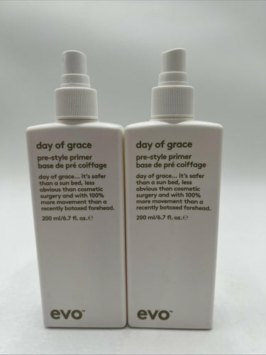 EVO Day Of Grace Pre Style Primer 6.7 oz Pack Of 2 EVO