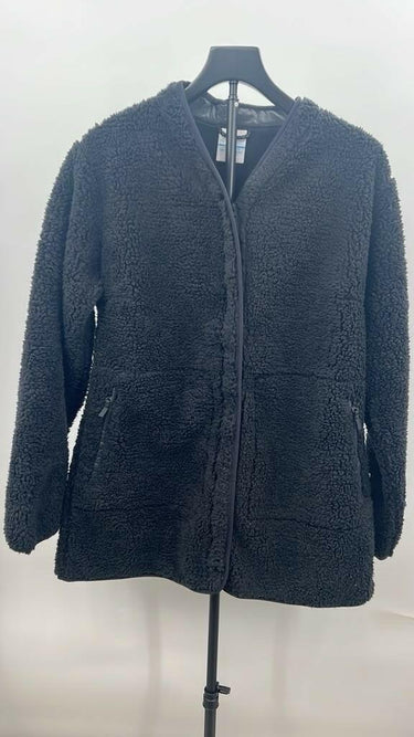 Columbia Interchange Black Sherpa Fleece Liner Jacket Zip Up Omni-Heat L Columbia