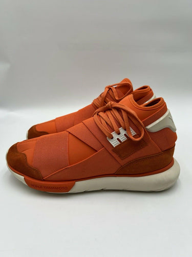 Y-3 Qasa Yohji Yamamoto Orange High Sneakers Size 10