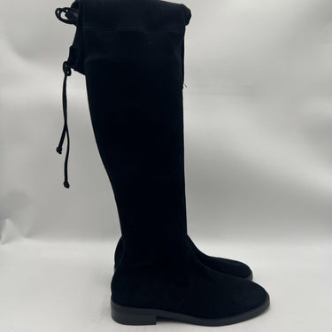 Stuart Weitzman Lowland Black Suede Over-The-Knee Boots Size 5.5B Stuart Weitzman