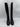 NWB Kelly & Katie Chana 50/50 Knee High Black Side Zip Boot Size 6 M Kelly & Katie