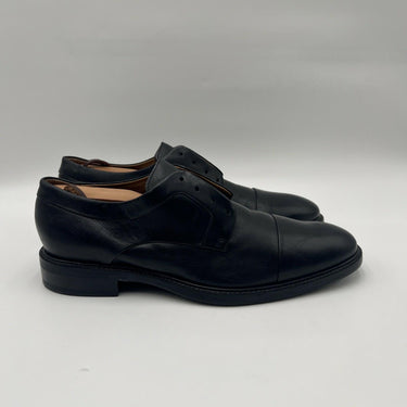 Men’s Cole Haan Warren cap-toe Lace Up oxford Black Leather Size 9.5M Cole Haan