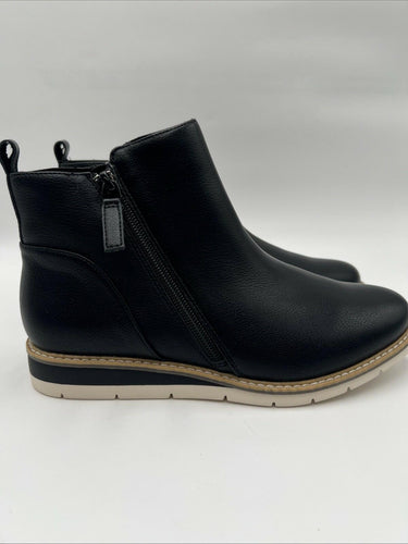 NWOB Kelly & Katie Ashton Wedge Booties Women's Black Size 7M Kelly & Katie