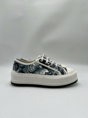 Women’s Dior Walk'n'Dior Platform Lace Up Sneaker Blue / White Size 37.5 Dior