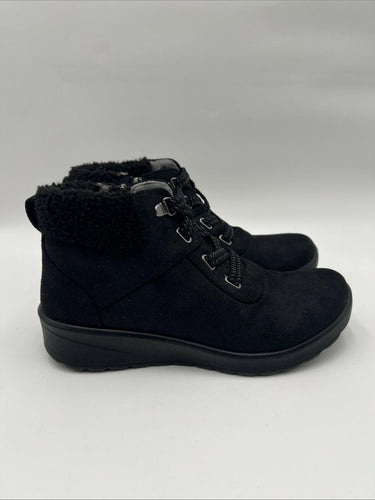 Women's BZees Generation Black Ankle Bootie Size 7M Bzees