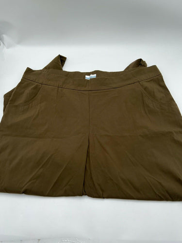 Columbia Anytime Pull On Pants Olive Brown Stretch Outdoor Hiking 2X Columbia