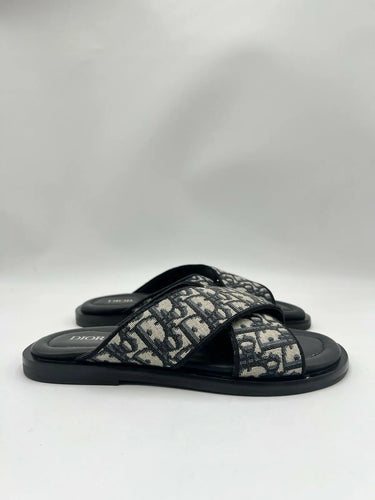 Dior Alias sandal in beige and black Dior Oblique jacquard Size 40 Dior