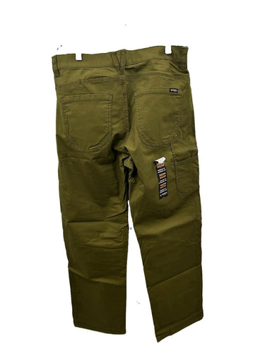 HAWX Olive Green Men’s Work Gear pants Utility Pockets Size 33/34