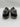 Dolce&Gabbana leather low-top Black Leather / Silver sneakers Size 5 UK Dolce&Gabbana