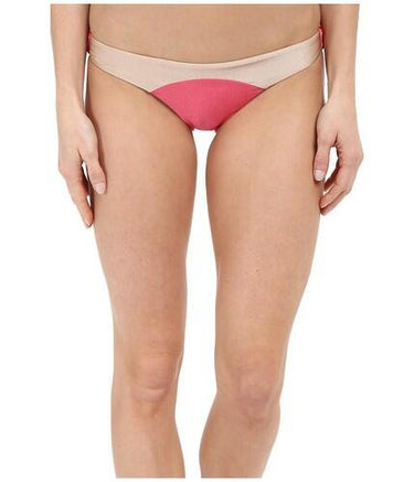 Amuse Society - Sara Color Block Skimpy Fit Bottom (Guava) Women's Swimwear S Amuse Society