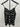 Abound Cami Top Black Pink White Ditsy Floral Spaghetti Strap Tank XS Abound