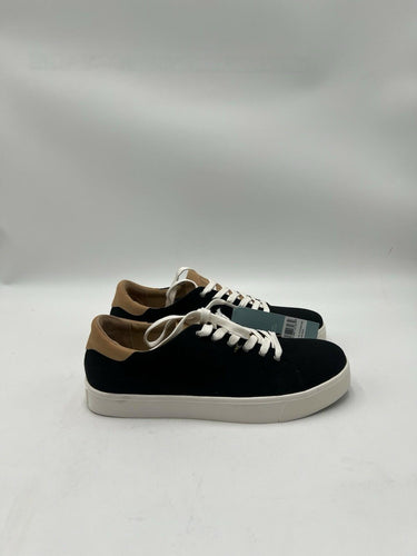 Revitalign Pacific Black Tan Orthotic Canvas Sneaker Womens SIZE 9 B Pacific