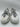 Mens Valentino Garavani VLTN Wade Runner sneakers in a silver / white Size 42 valentino