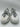 Mens Valentino Garavani VLTN Wade Runner sneakers in a silver / white Size 42 valentino