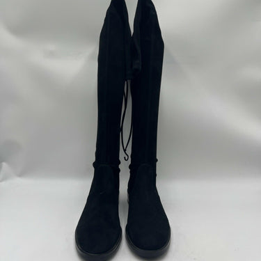Women’s Stuart Weitzman Lowland over-the-knee Black Suede boots Size 7 Stuart Weitzman