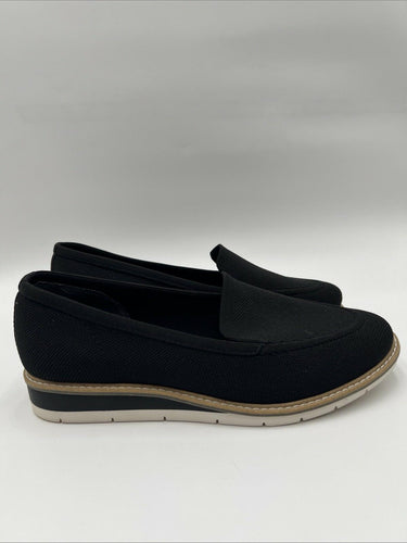 Kelly & Katie Womens Amira Wedge Loafer Black Size 9W Kelly & Katie