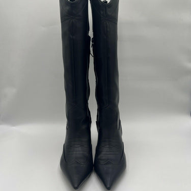 Women’s INC Hayleigh Black Faux Leather Knee-High Dress Boots Size 9.5M INC International Concepts