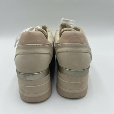 Mix No 6 Women's Saharra Wedge Sneakers Beige Size 7.5M/38 Mix No. 6