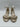 Women’s Alexandre Birman Vicky Block Heel Sandals Gold Leather Size 42 Alexandre Birman