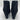 Sugar Juliette Black Micro Wedge Ankle Booties Back Zip Womens 6 Sugar