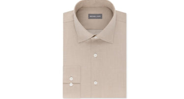 Michael Kors Men's Regular Fit Airsoft Non-Iron Performance Dress Shirt Size XL Michael Kors