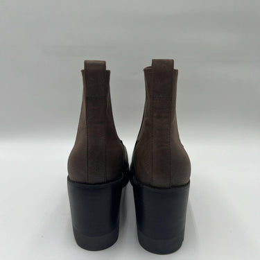 Crown Vintage Marleen Brown Wedge Chelsea boots Size 9.5M Crown Vintage