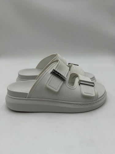 Alexander McQueen Two-Band Rubber Slides size Left 39.5 Right 39 Alexander McQueen