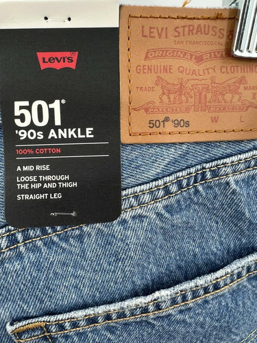 Levi's 501 Premium Regular Women's Blue Medium Wash NoStretch Button fly W26x30 Levi's