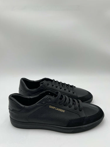 Men’s Saint Laurent Court Classic SL/10 low-top Black Leather sneakers Size 41 Saint Laurent