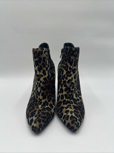 Women’s Bellini Victoria Bootie Side Zip Leopard /Black Size 6M Bellini