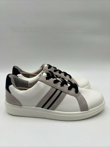 Women's LifeStride Happy Friday Sneakers White/Black Size 8.5M LifeStride