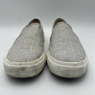 Keds Women's Double Decker Slip on Sneaker, Black / White Canvas Size 10M