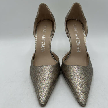 Women’s Stuart Weitzman Glitter d'Orsay Scalloped Pumps Size 8B Stuart Weitzman