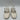 Stuart Weitzman Mary Jane slingback low-block Off White Patent heels Size 9B Stuart Weitzman