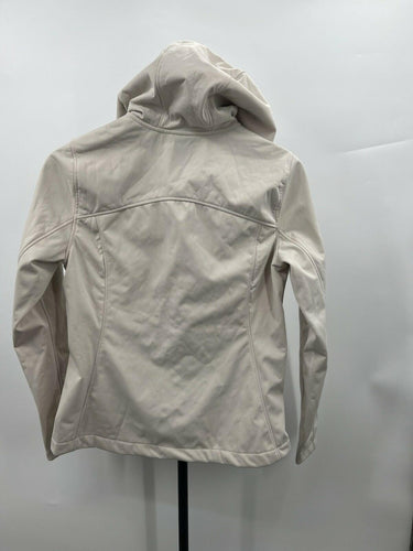 Spyder Hooded Softshell Jacket Beige Fleece Size S