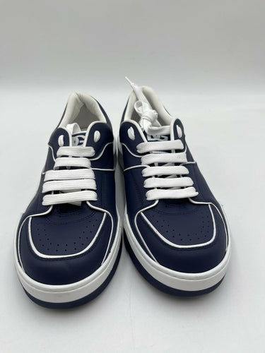 Dolce & Gabbana New Roma calf leather sneakers in navy blue Size 6 UK Dolce&Gabbana