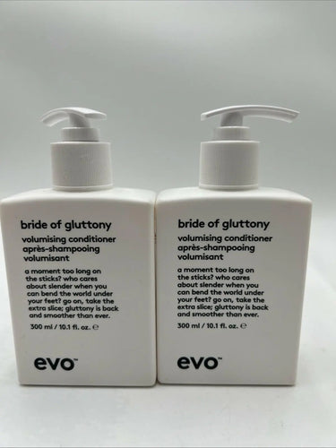 EVO Bride of Gluttony Volumising Conditioner 10.1 oz Pack Of 2 EVO
