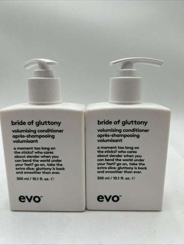 EVO Bride of Gluttony Volumising Conditioner 10.1 oz Pack Of 2 EVO