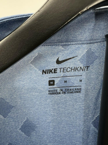Nike Techknit Golf Polo Shirt Blue Heather Standard Fit NWT - M