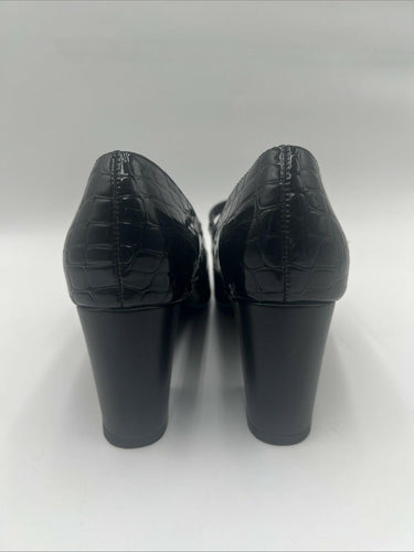 Women’s Bellini Vex Pumps Black Croc Size 10 Bellini