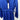 NSR Woman’s Royal Blue Maxi Dress Faux Wrap Waist Tie Size L Wrap